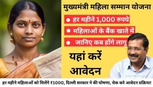 Mukhyamantri Mahila Samman Yojana 2024