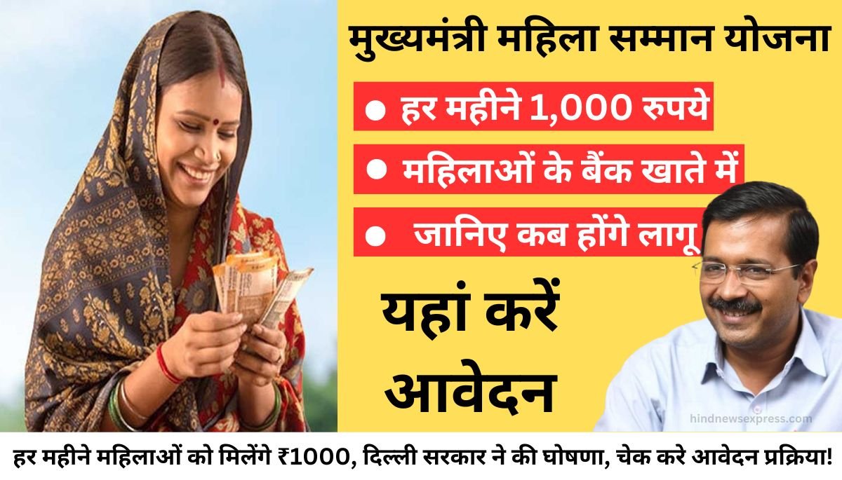 Mukhyamantri Mahila Samman Yojana 2024