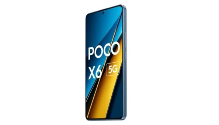 Poco X6 5G Skyline Blue Color Variant